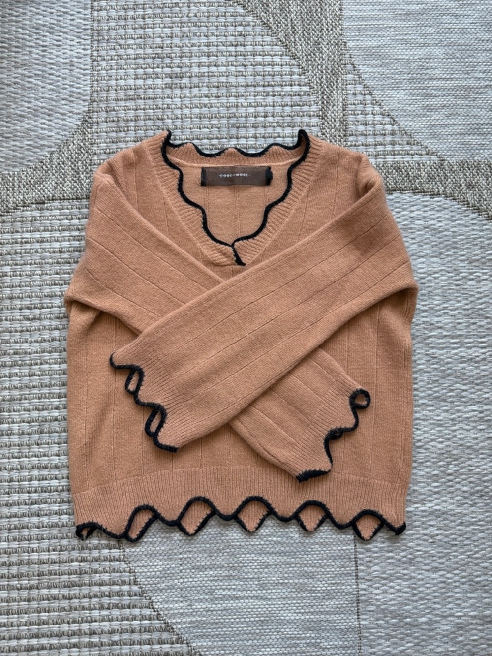 Code Moda Angora Wool Blend Sweater